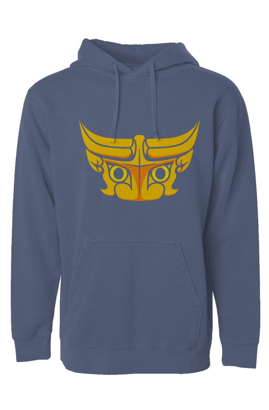 Taotie Hoodie Blue